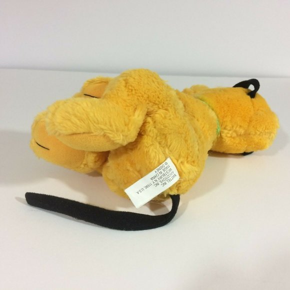 Disney Mattel Pluto Dog 10" Plush w/ Green Collar Tag Stuffed Animal Toy Sitting - Picture 7 of 10